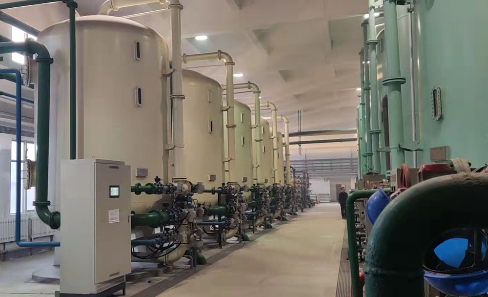 朔州热源厂水处理设备改造现场