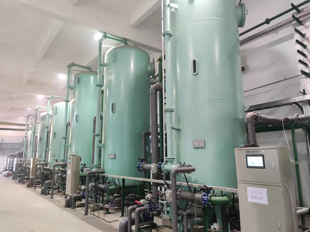 朔州热源厂水处理设备改造现场